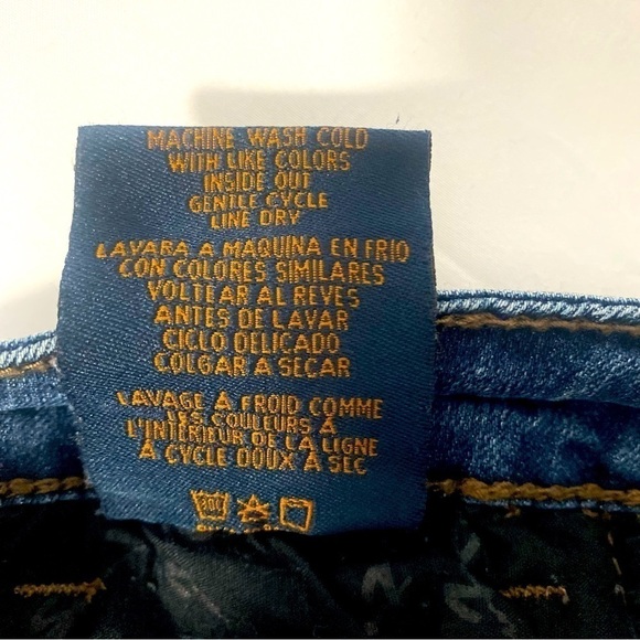 Seven7 Slim Boot Cut Sz 10 Women’s Jeans Rhinestones on Back Pockets - Picture 8 of 12